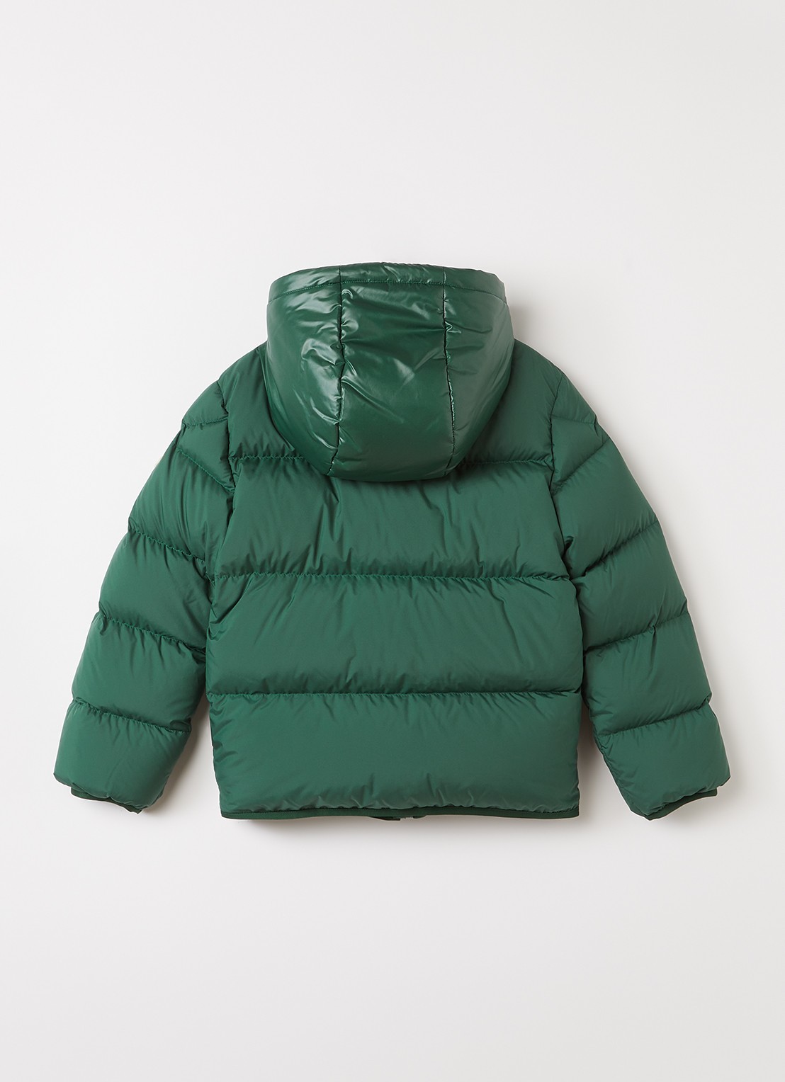 Moncler Barin puffer jack met donsvulling - achterkant groen