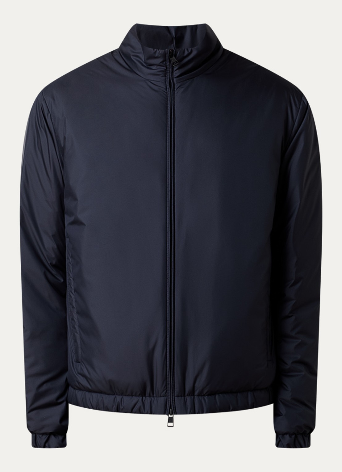 Moncler Berre gewatteerd jack met donsvulling - voorkant 2 donkerblauw