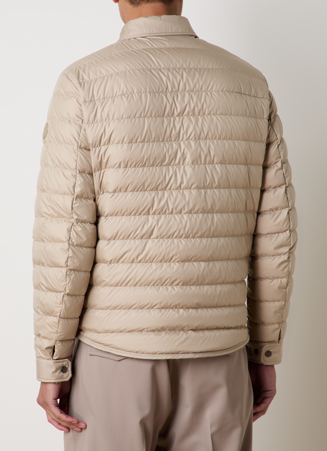 Moncler Bourdon gewatteerd jack met donsvulling - achterkant beige