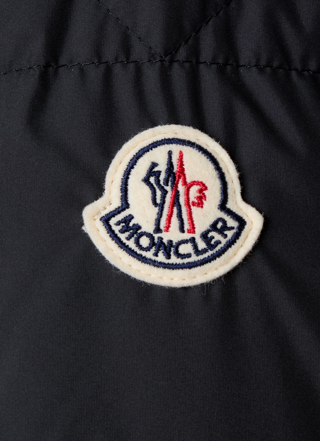 Moncler Bouvaque puffer jack met donsvulling en ritszakken - detail 5 zwart