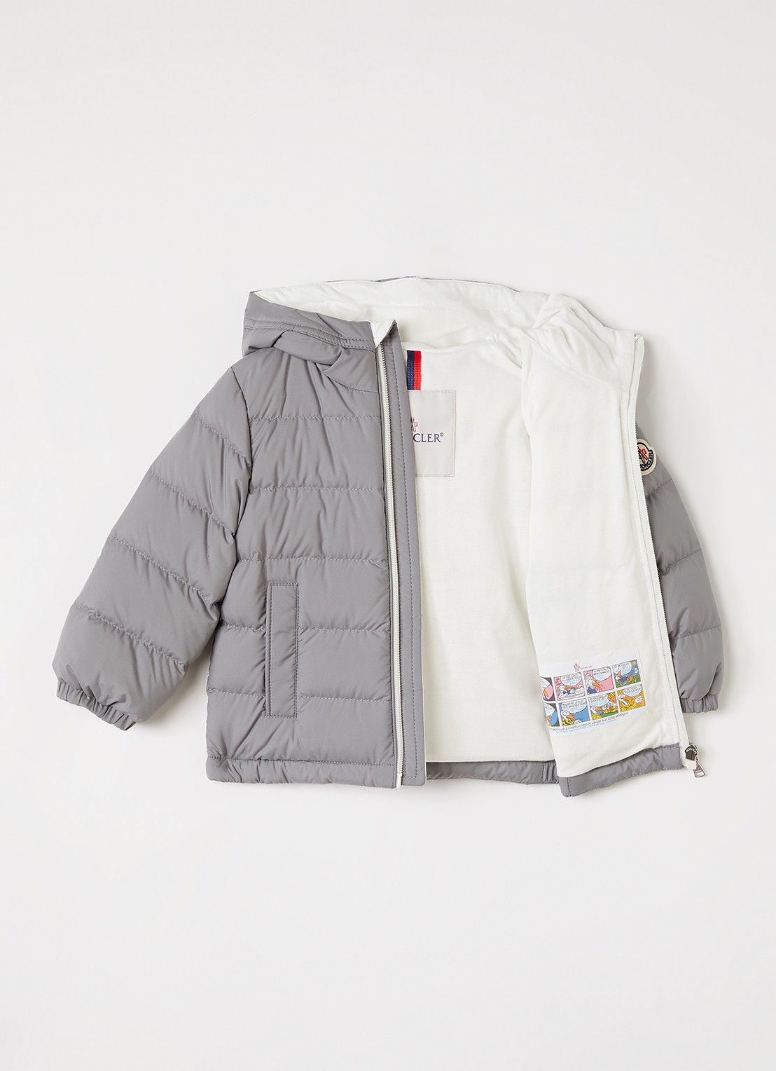 Moncler Brannock gewatteerd jack - voorkant 3 grijs