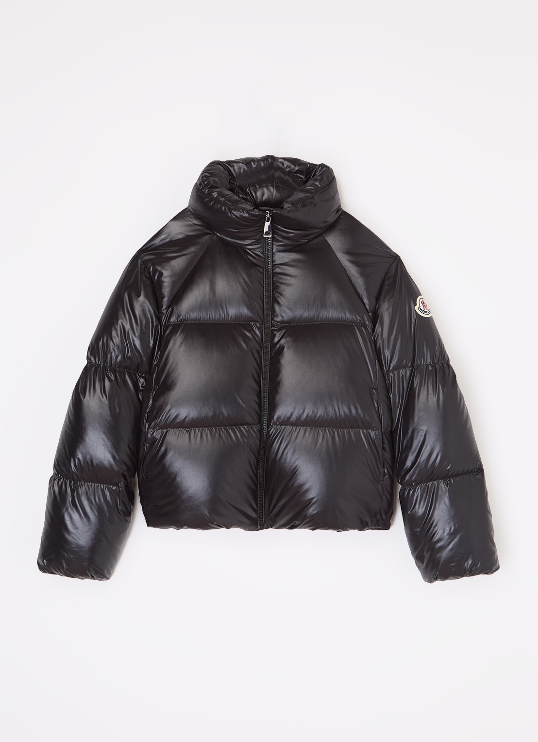 Moncler Breteuil puffer jack met donsvulling - voorkant zwart