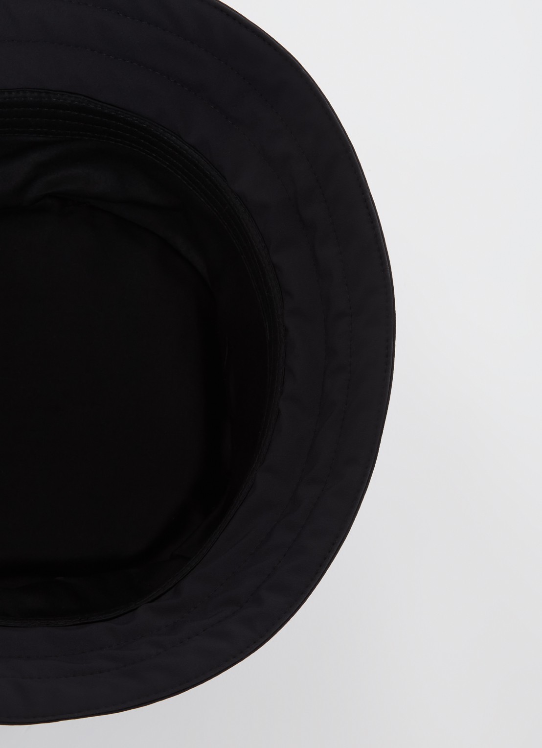 Moncler Bucket hoed met logo - detail 3 zwart