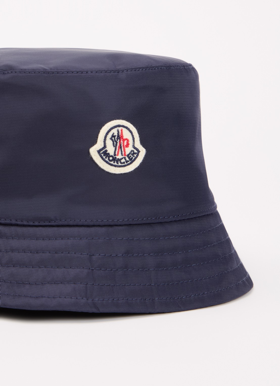 Moncler Bucket hoed met logo - detail 2 donkerblauw