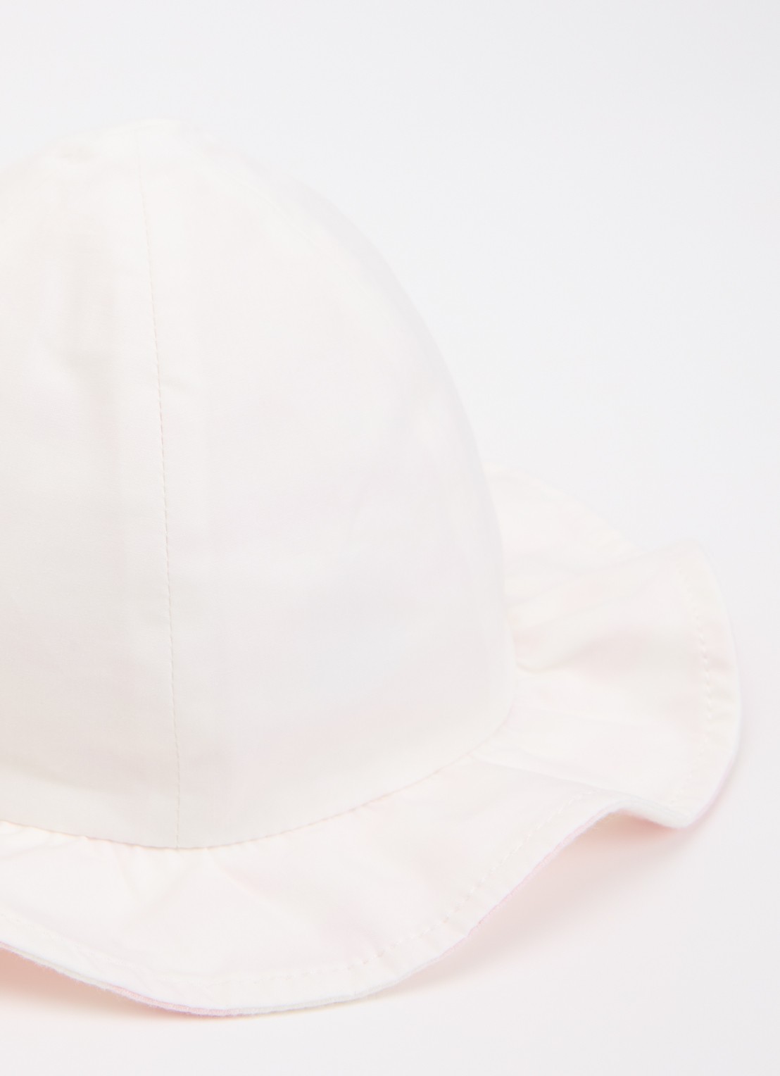 Moncler Bucket hoed met streepprint - detail 2 lichtroze