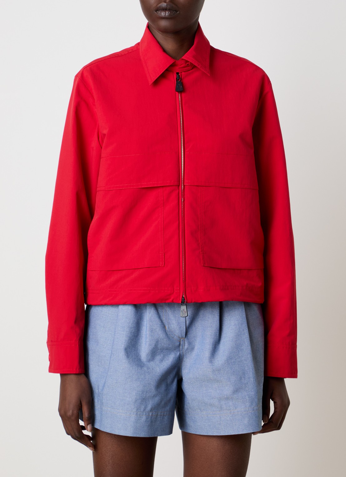 Moncler Camicia overshirt met steekzakken  - detail 4 rood