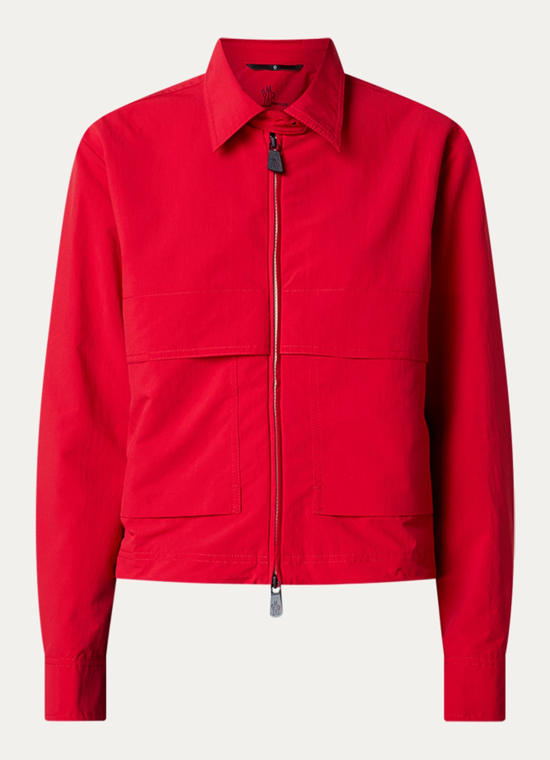 Moncler Camicia overshirt met steekzakken  - voorkant 2 rood
