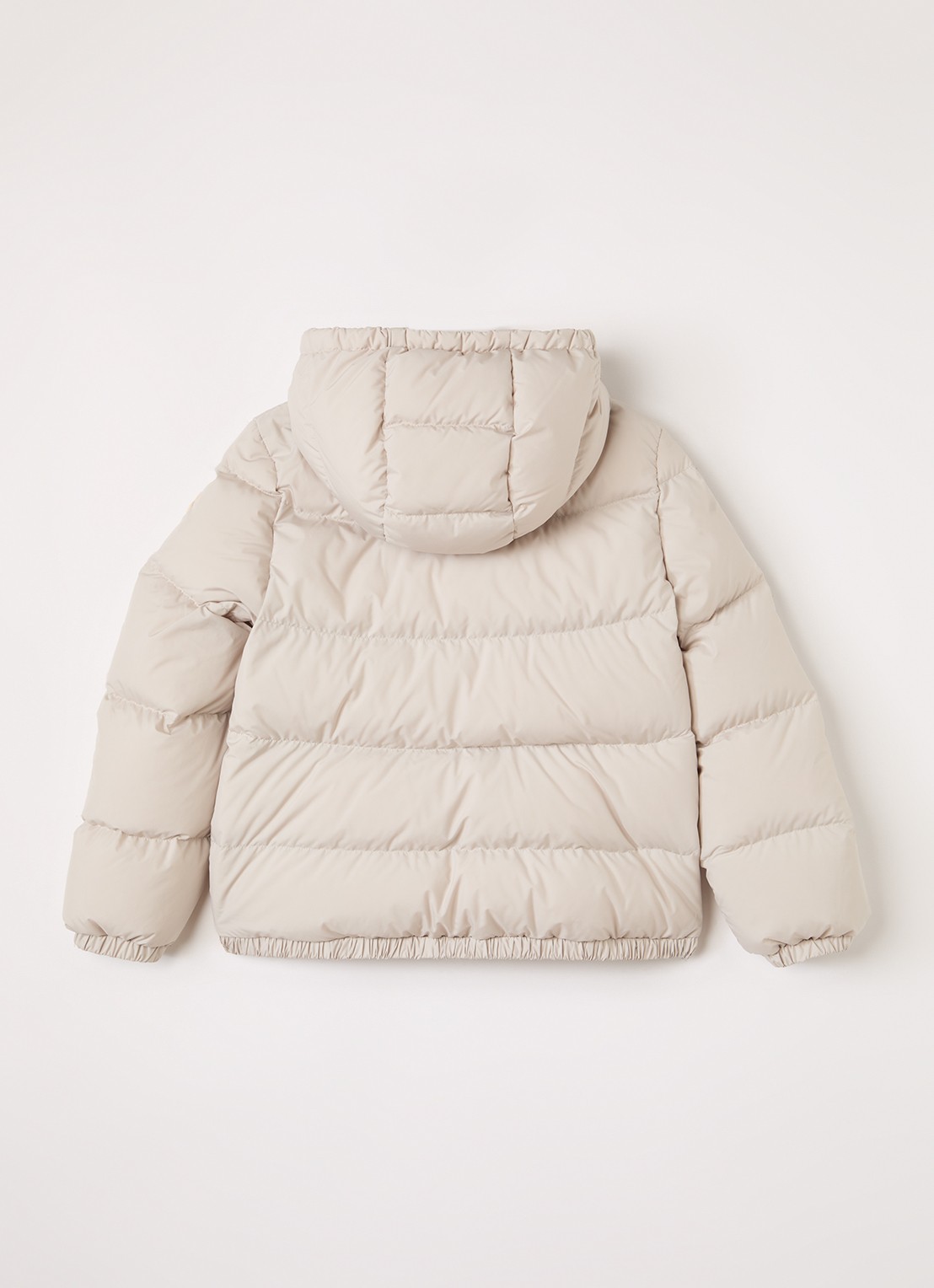 Moncler Cascar puffer jack met donsvulling - achterkant beige