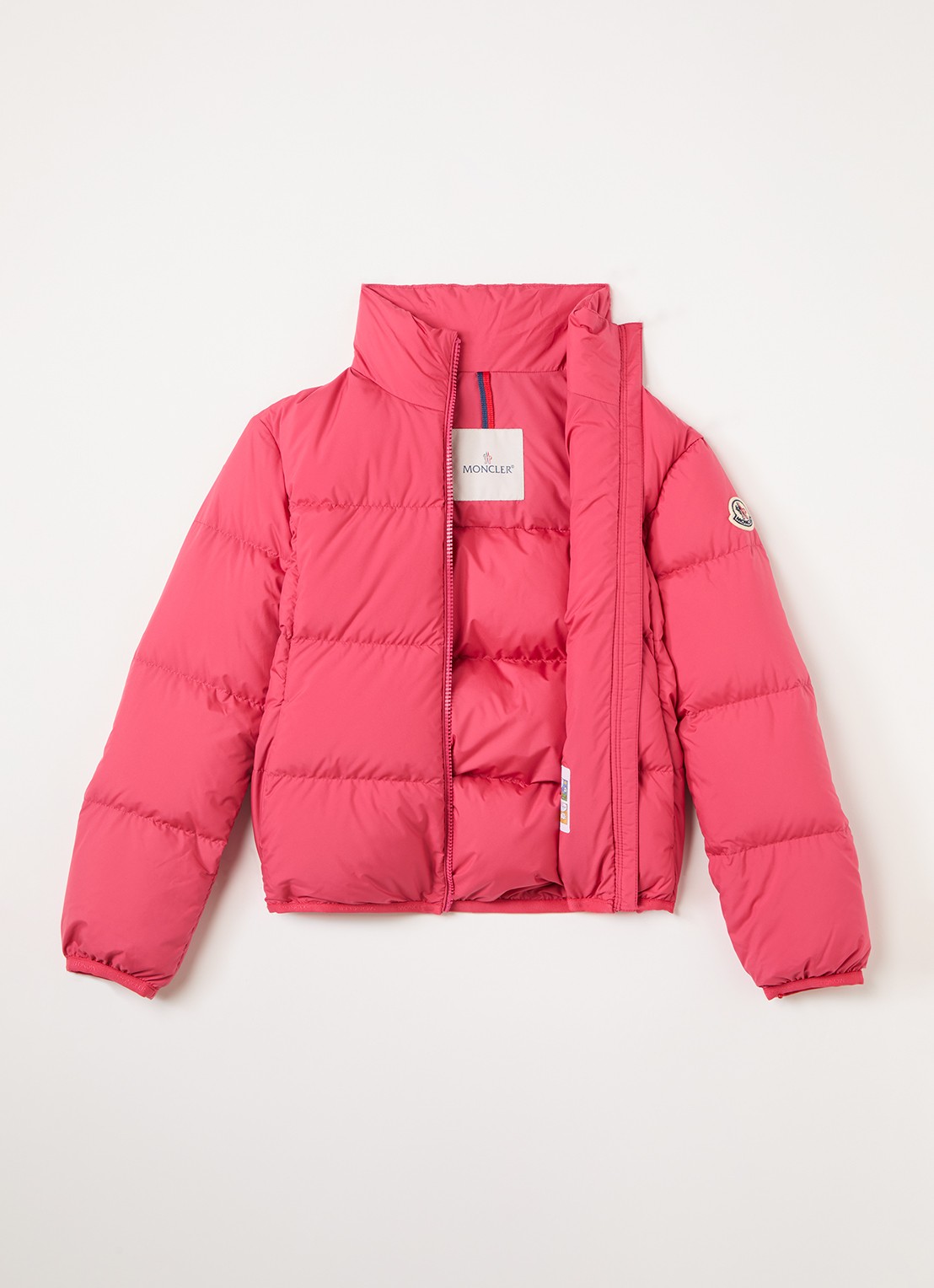 Moncler Cermasa puffer jack met donsvulling - voorkant 3 roze