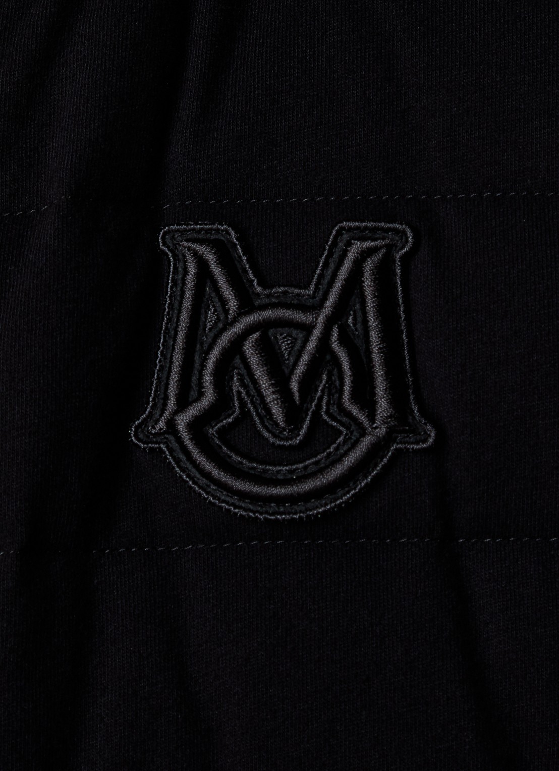 Moncler Chevrerie gewatteerd bomberjack met donsvulling - detail 7 zwart