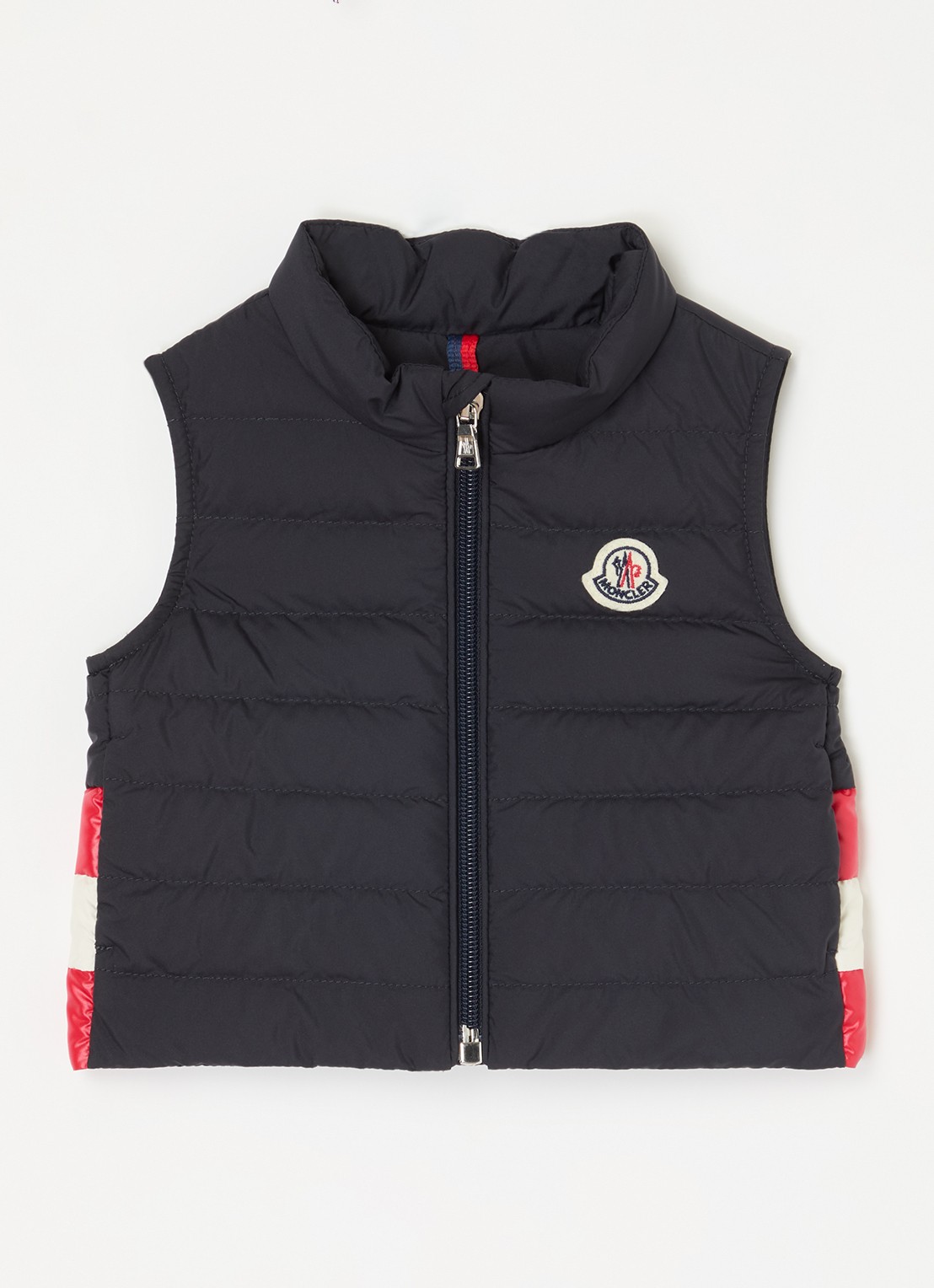 Moncler Cliff gewatteerde bodywarmer met donsvulling - voorkant 2 donkerblauw