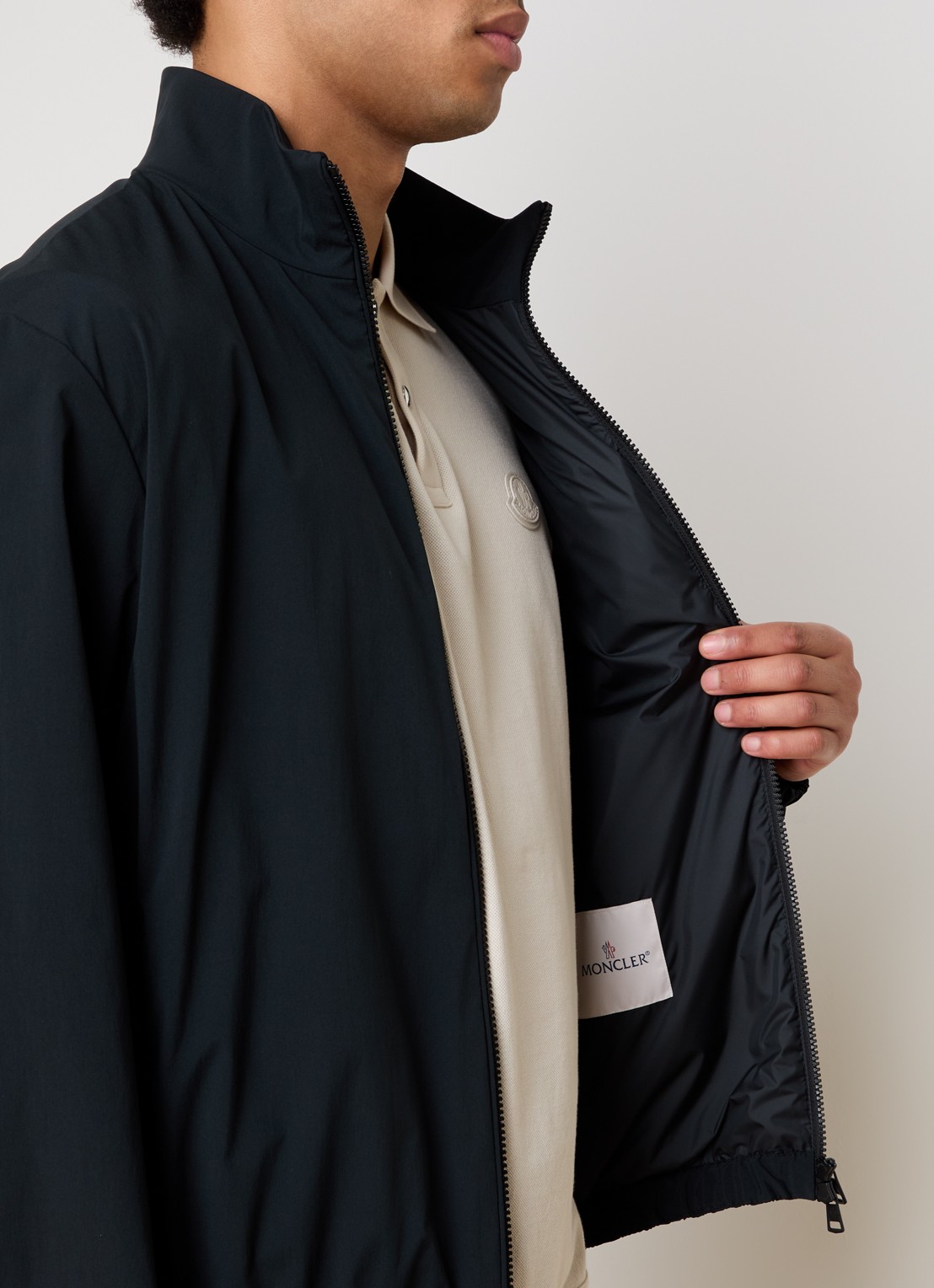 Moncler Danby bomberjack met steekzakken - detail 5 zwart
