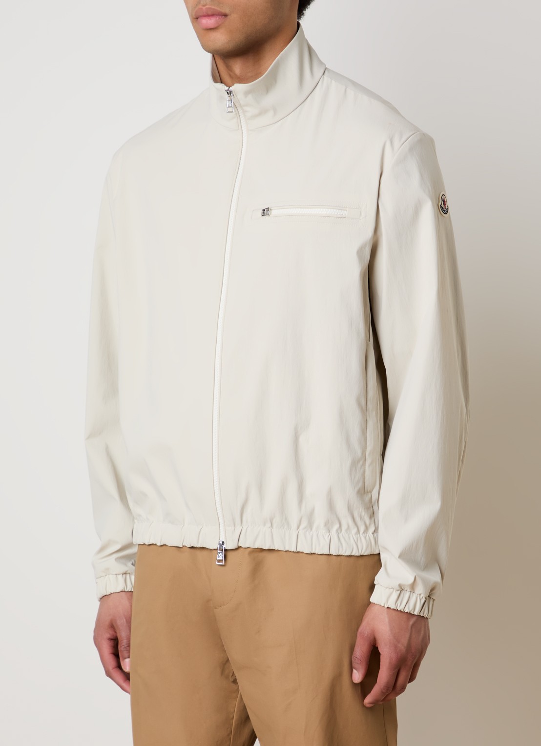Moncler Danby bomberjack met steekzakken - detail 4 beige