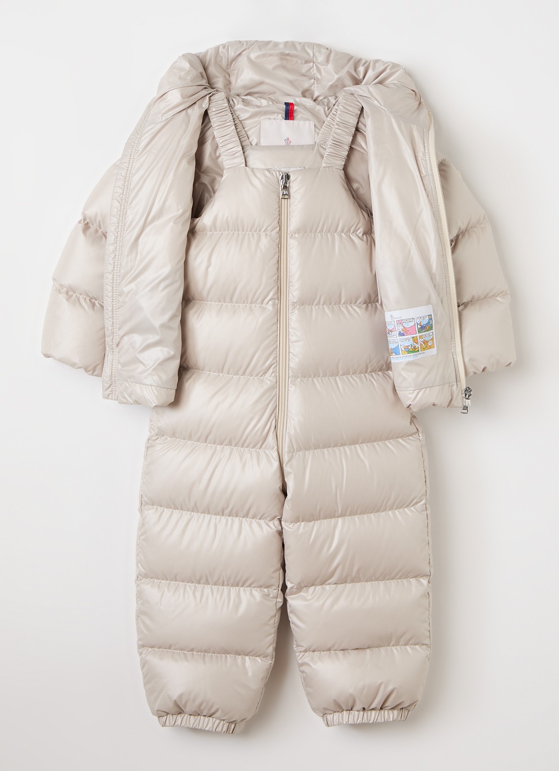 Moncler Deidree tapered fit skipak met capuchon - voorkant 3 beige