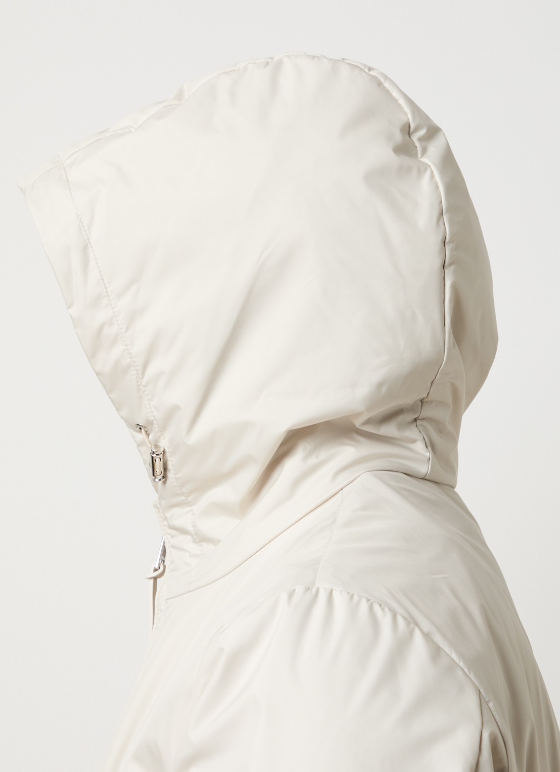 Moncler Domene windjack met capuchon - detail 5 gebroken wit