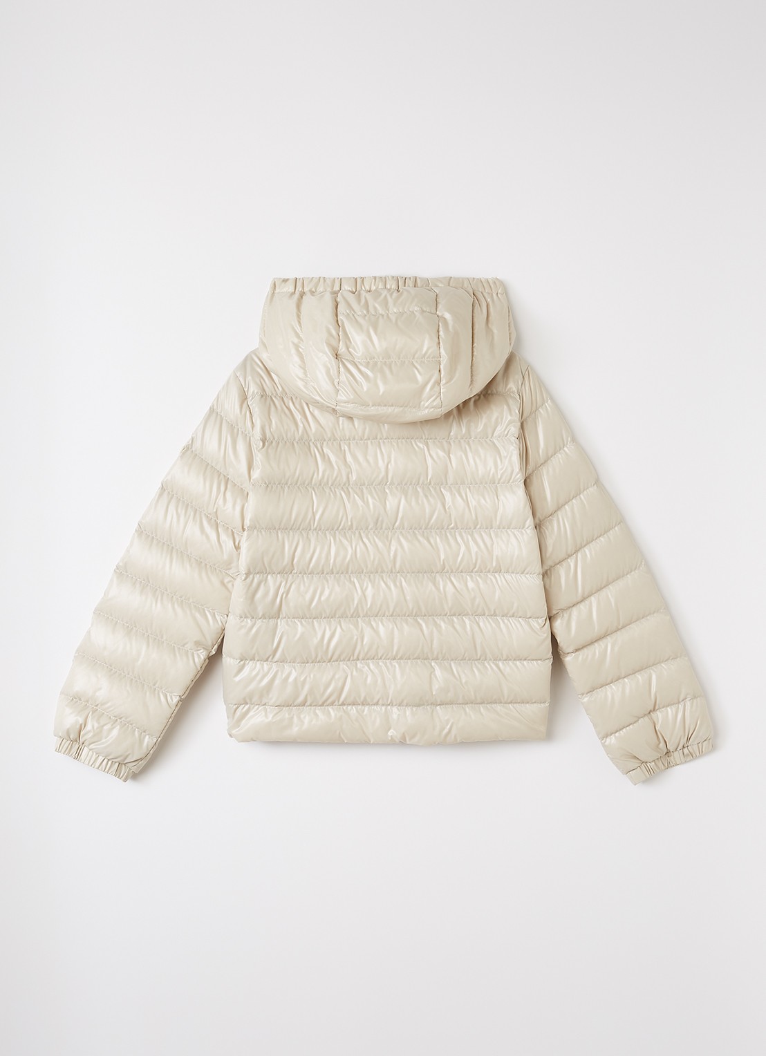 Moncler Ela gewatteerd jack met donsvulling - achterkant 3 creme