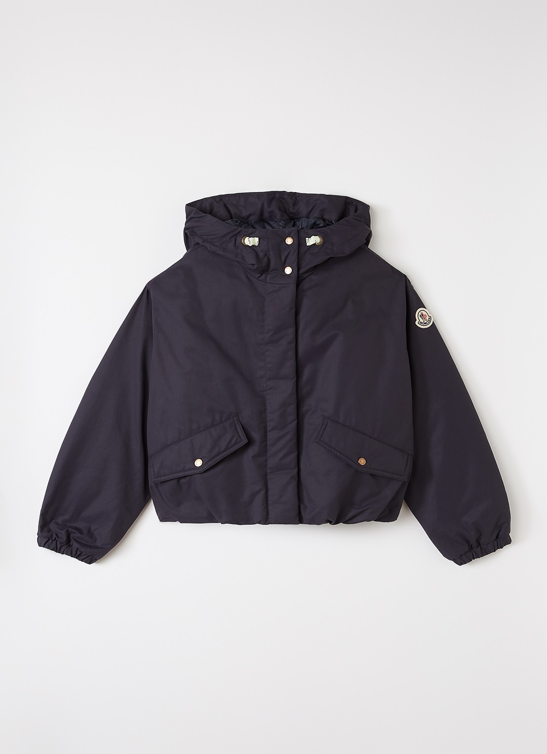 Moncler Eucalyptus gewatteerd jack - voorkant donkerblauw