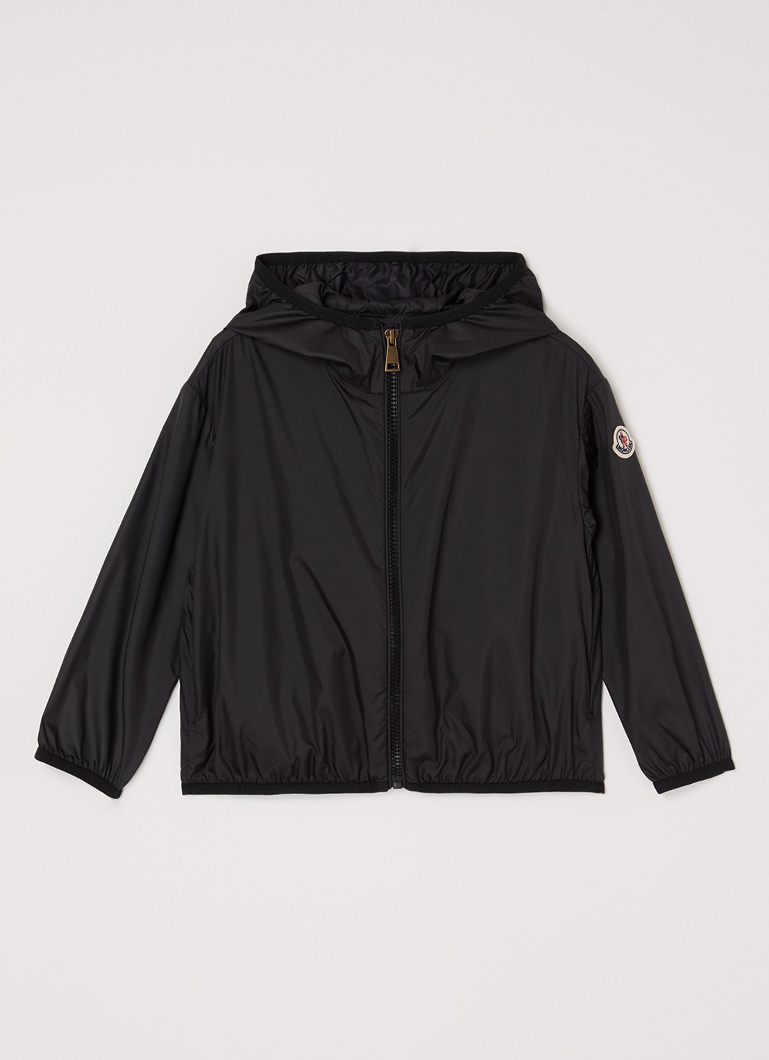 Moncler Fegeo jack met capuchon - voorkant 2 zwart