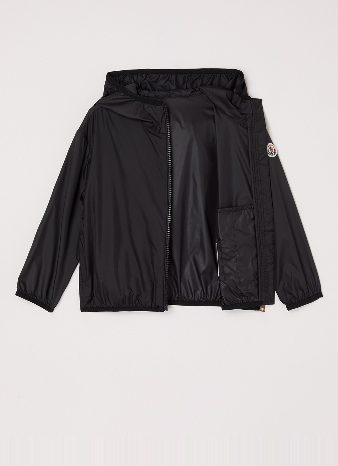 Moncler Fegeo jack met capuchon - voorkant 3 zwart