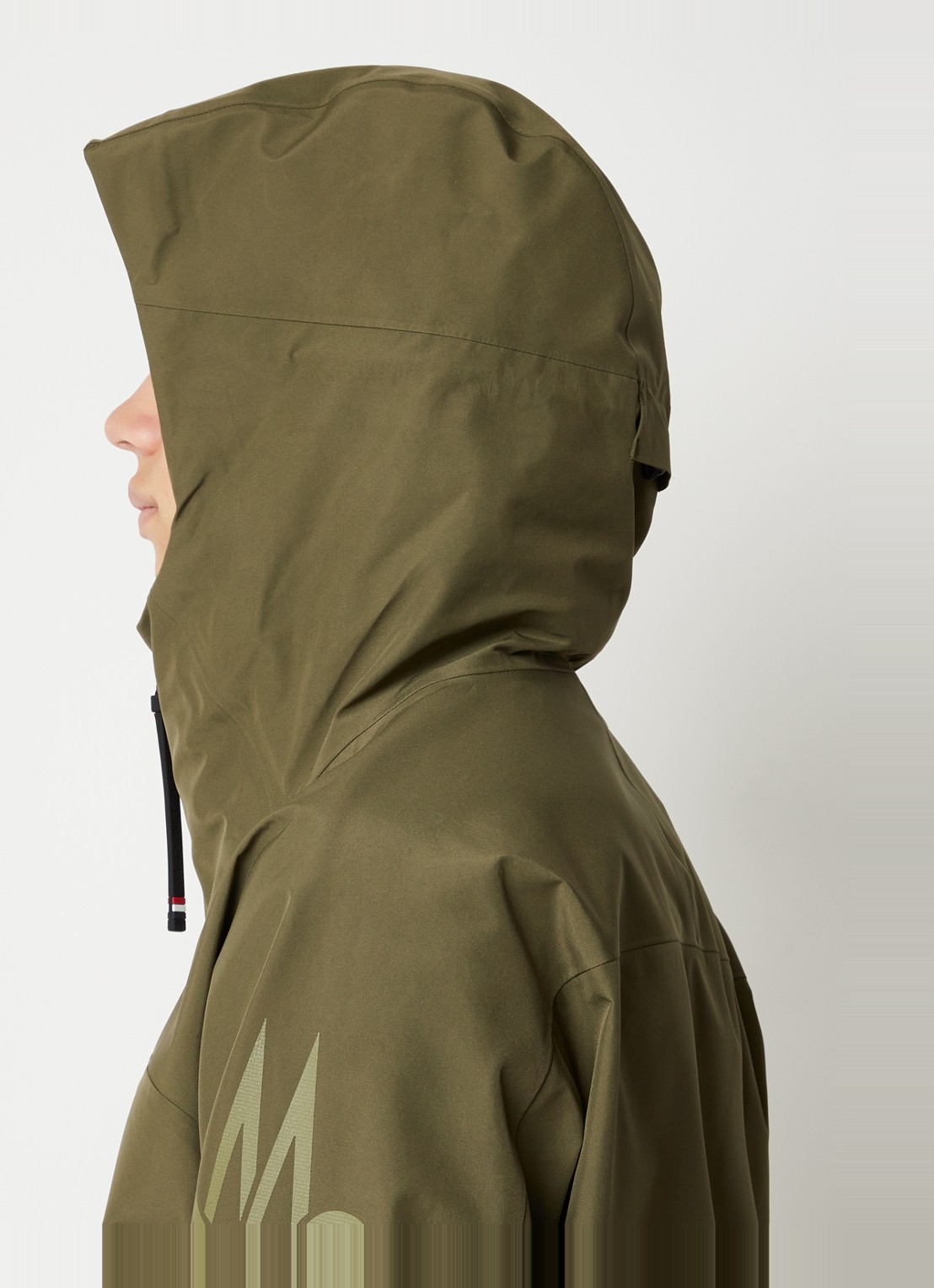 Moncler Fel Gore-Tex  lightweight windjack met ritszakken - detail 3 groen
