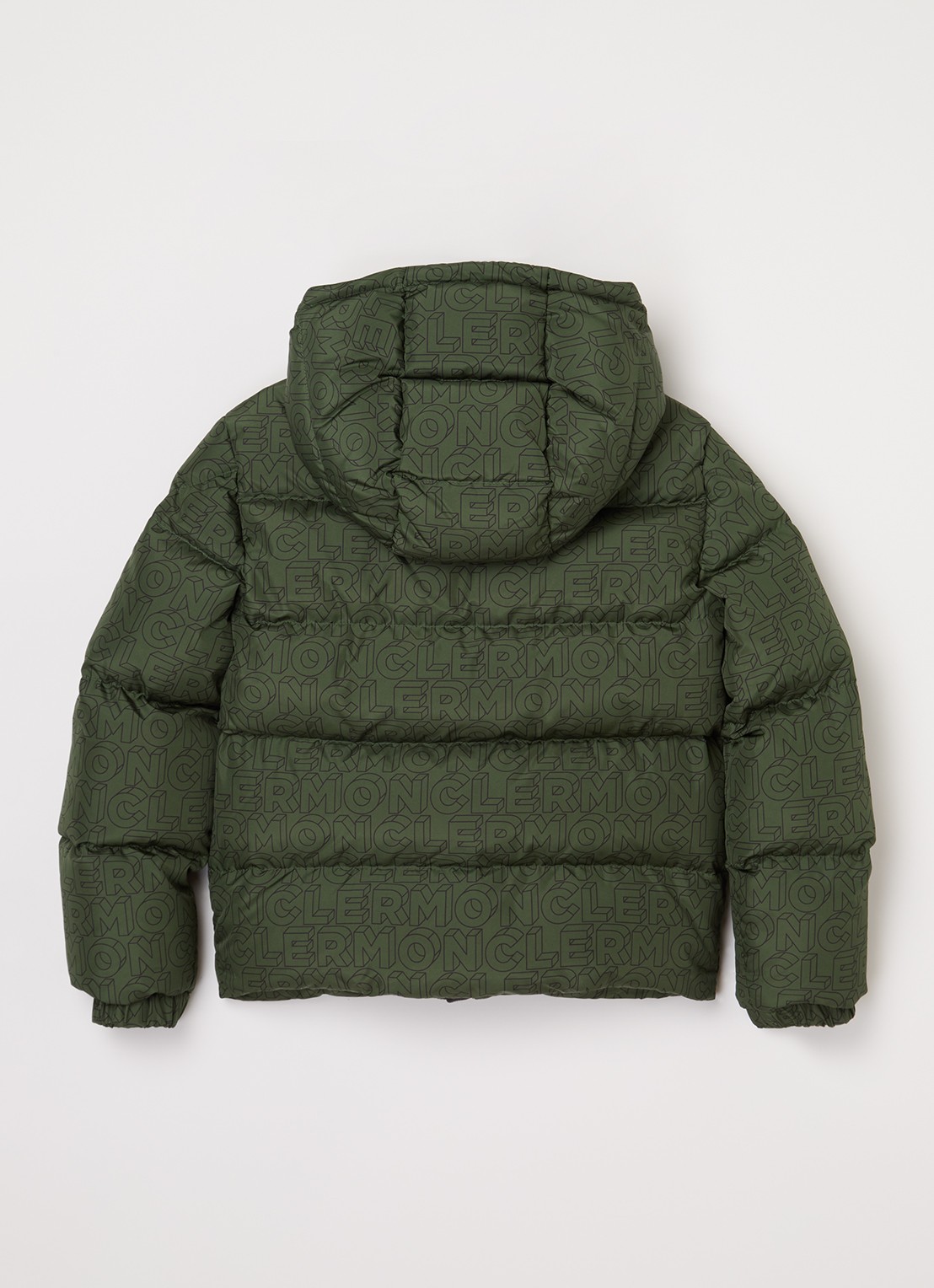 Moncler Fergus puffer jack met donsvulling - achterkant groen