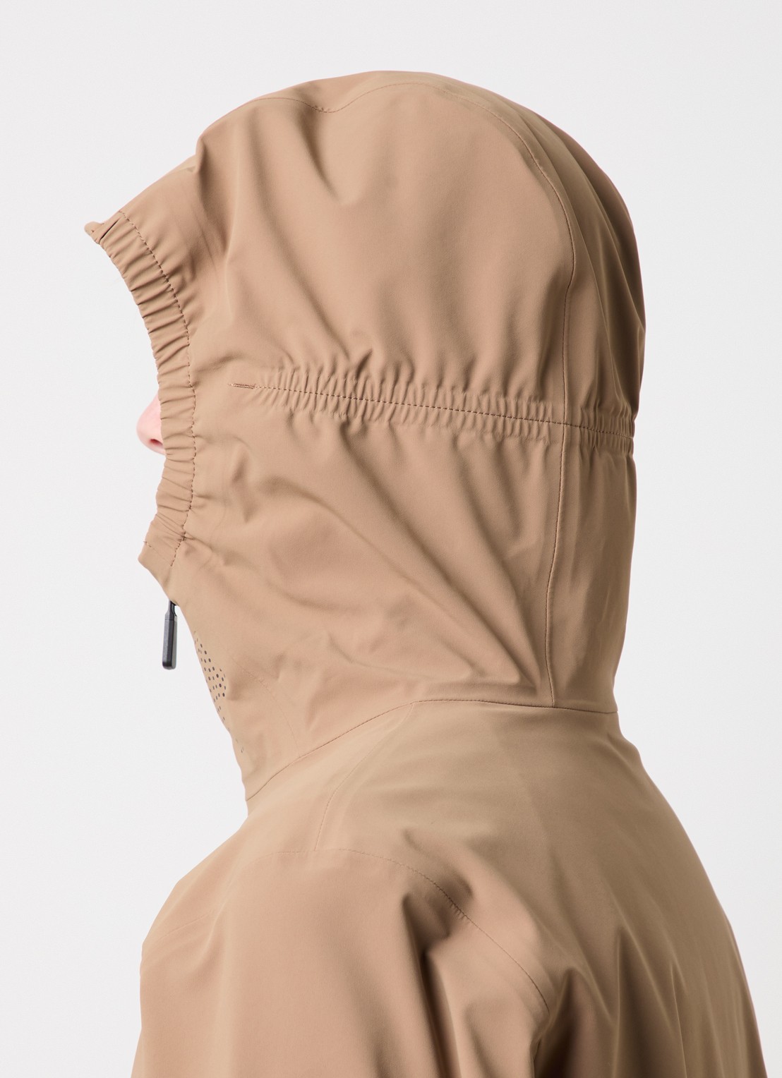 Moncler Fex jack met ceintuur - detail 3 camel