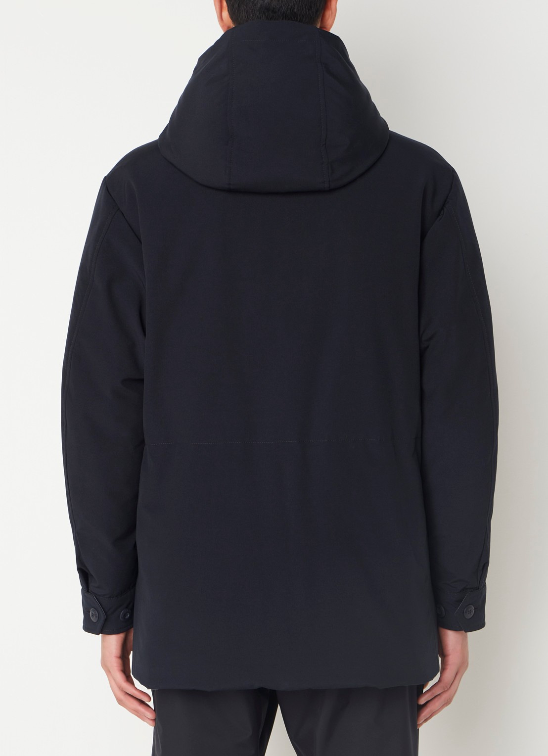 Moncler Fowey reversible gewatteerde parka met donsvulling - achterkant 4 donkerblauw