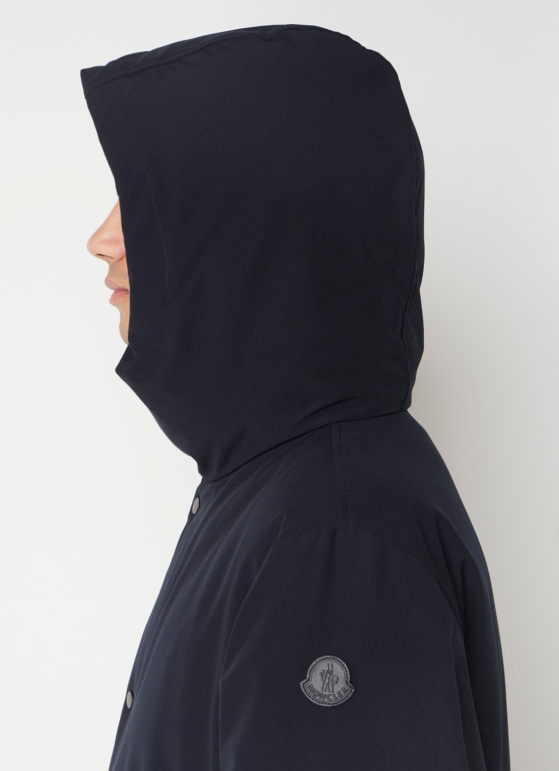 Moncler Fowey reversible gewatteerde parka met donsvulling - detail 2 donkerblauw