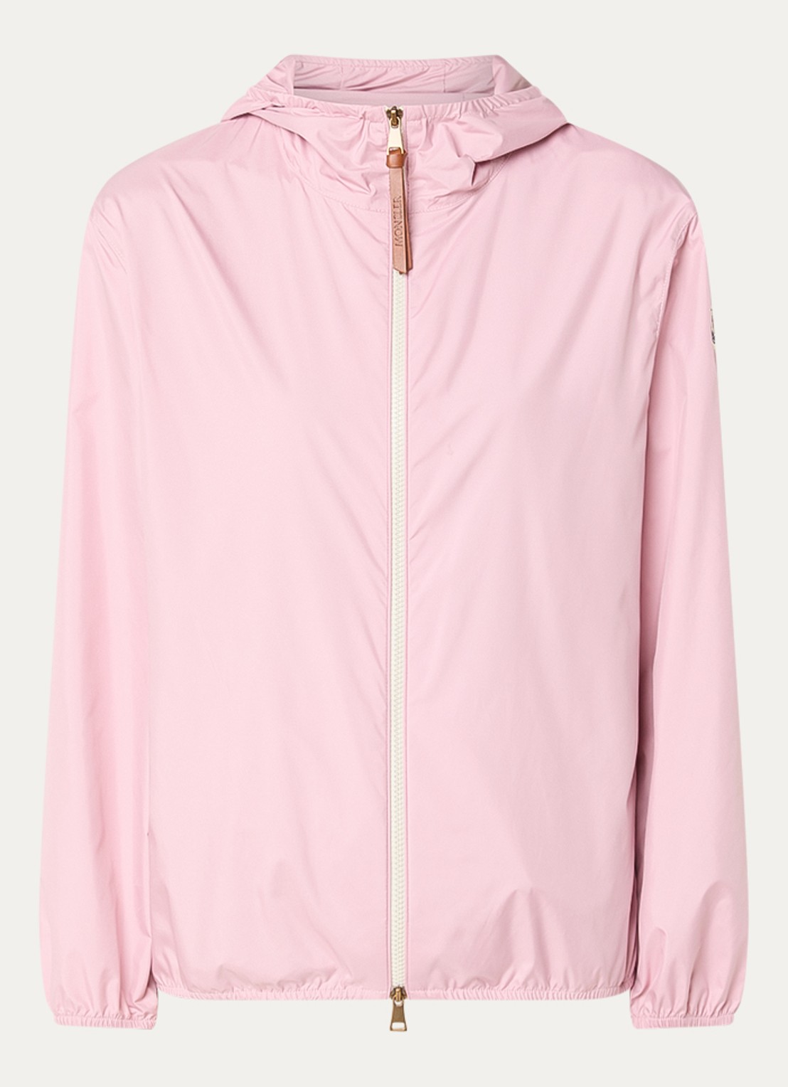 Moncler Fregeos windjack met capuchon en steekzakken - voorkant 2 roze
