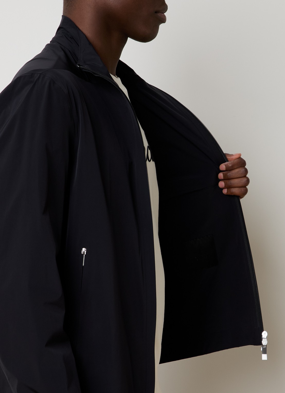 Moncler Frene windjack met ritszakken - detail 4 zwart