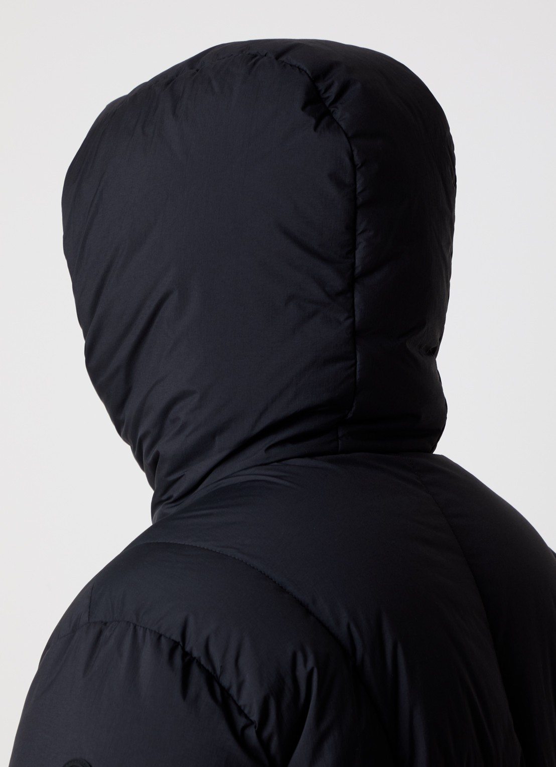 Moncler Fusain gewatteerd jack met donsvulling - detail 6 zwart