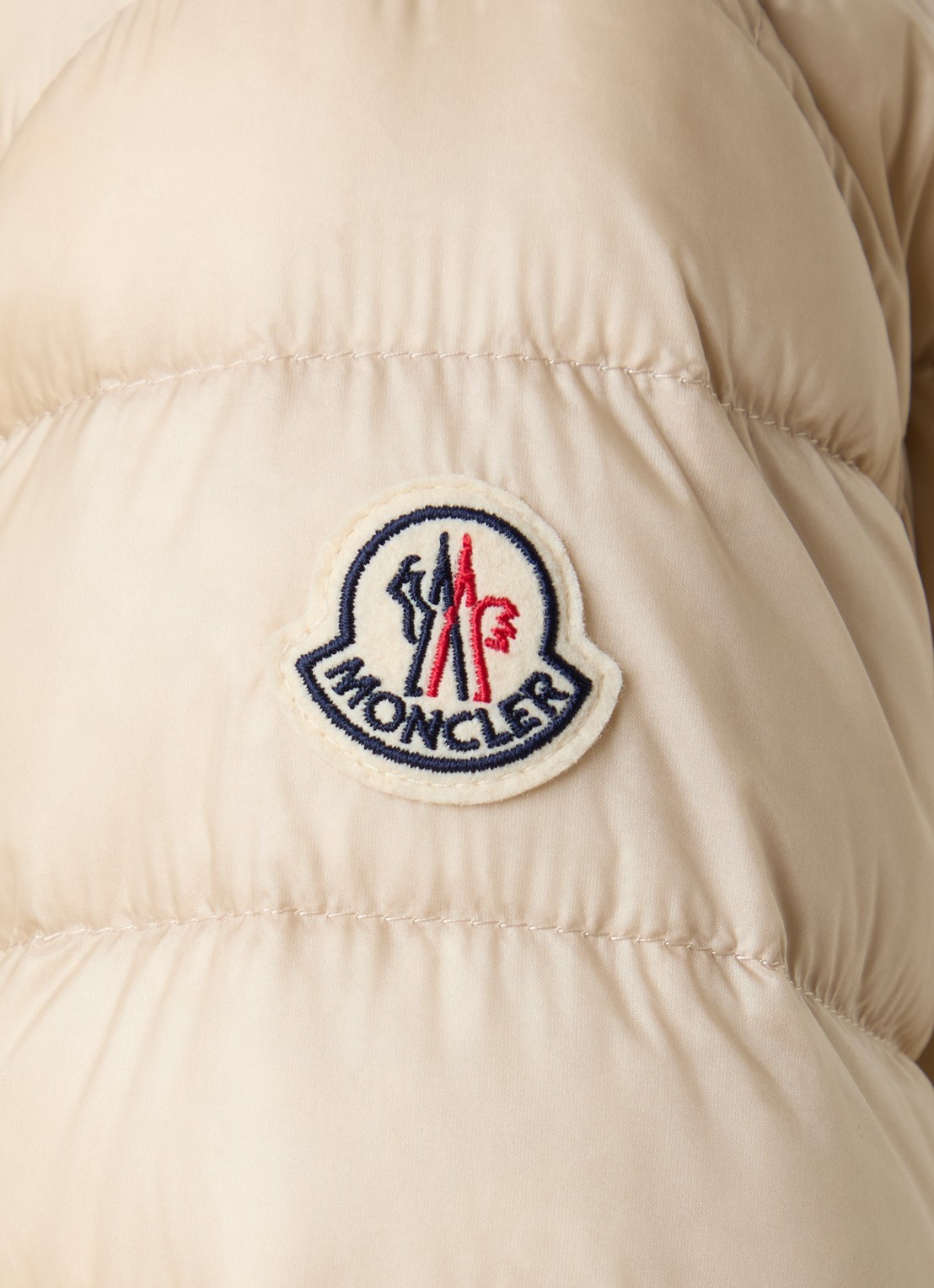 Moncler Gewatteerd jack met donsvulling - detail 3 beige