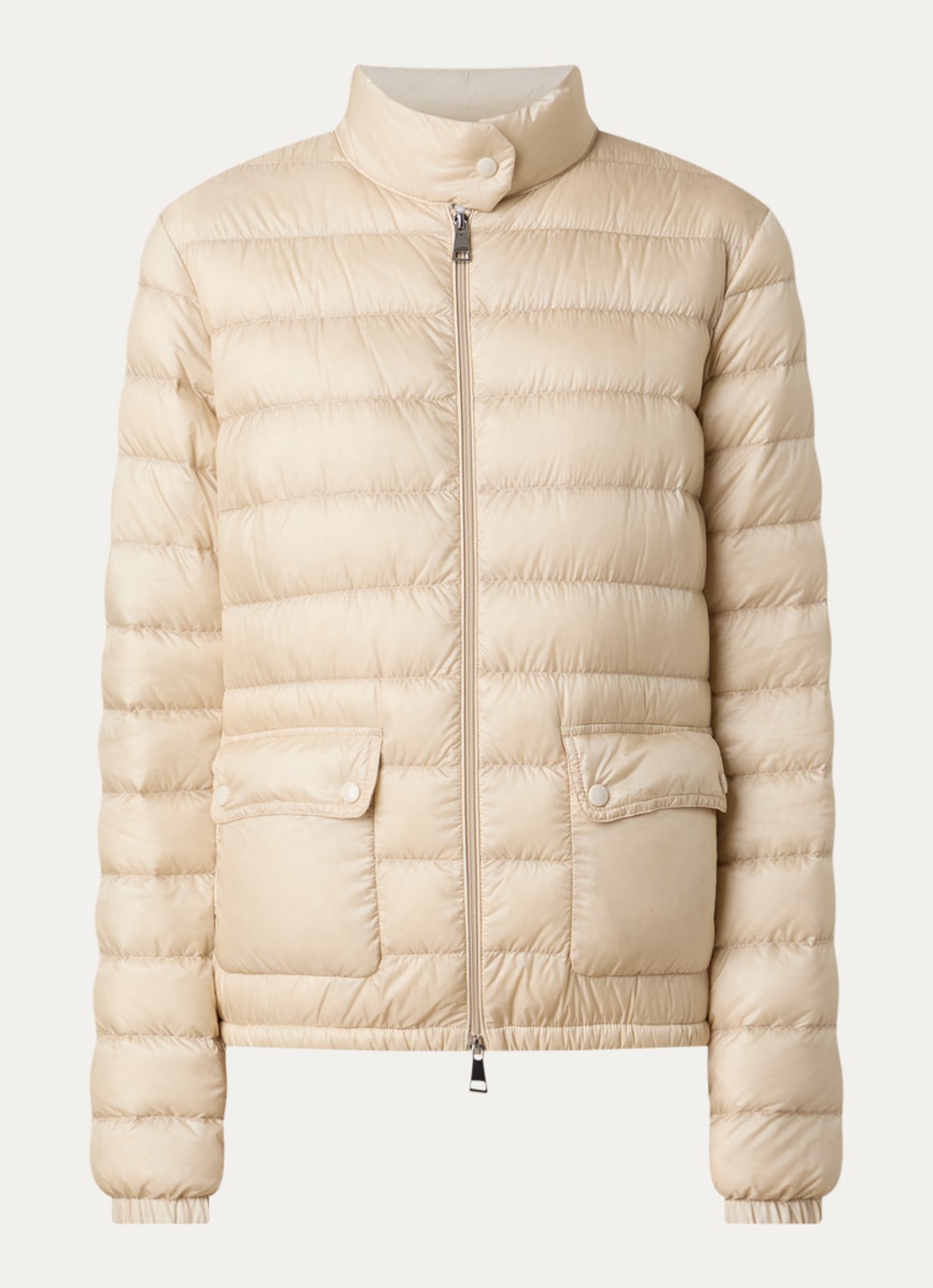 Moncler Gewatteerd jack met donsvulling - voorkant 5 beige