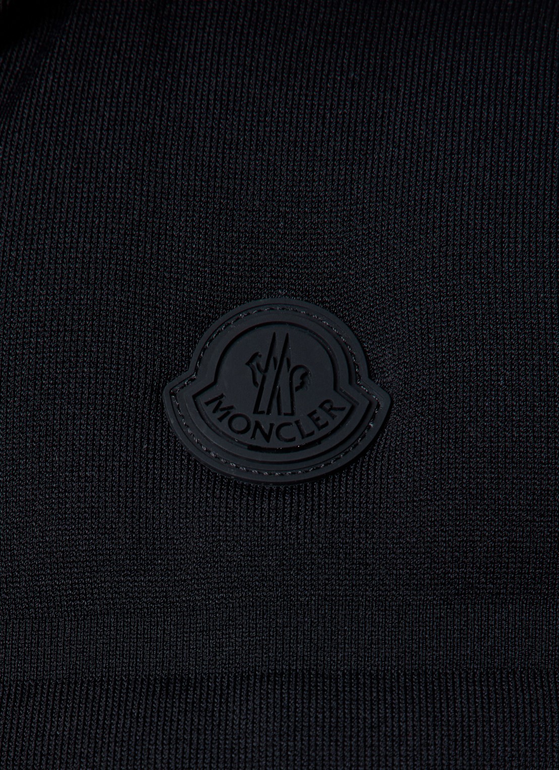 Moncler Gewatteerde bodywarmer met donsvulling en logo - detail 4 zwart