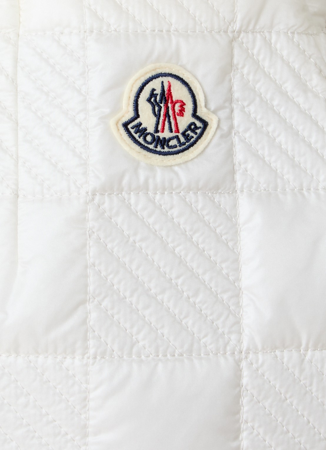 Moncler Gonna minirok met quilt patroon - detail 4 beige