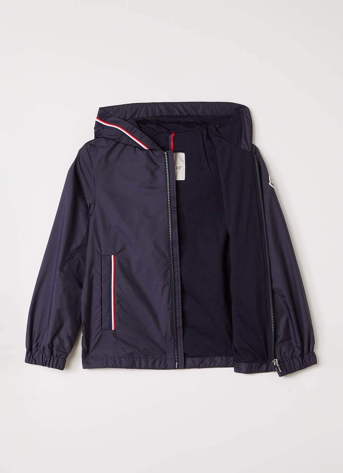Moncler Granduc windjack met capuchon - voorkant 2 donkerblauw