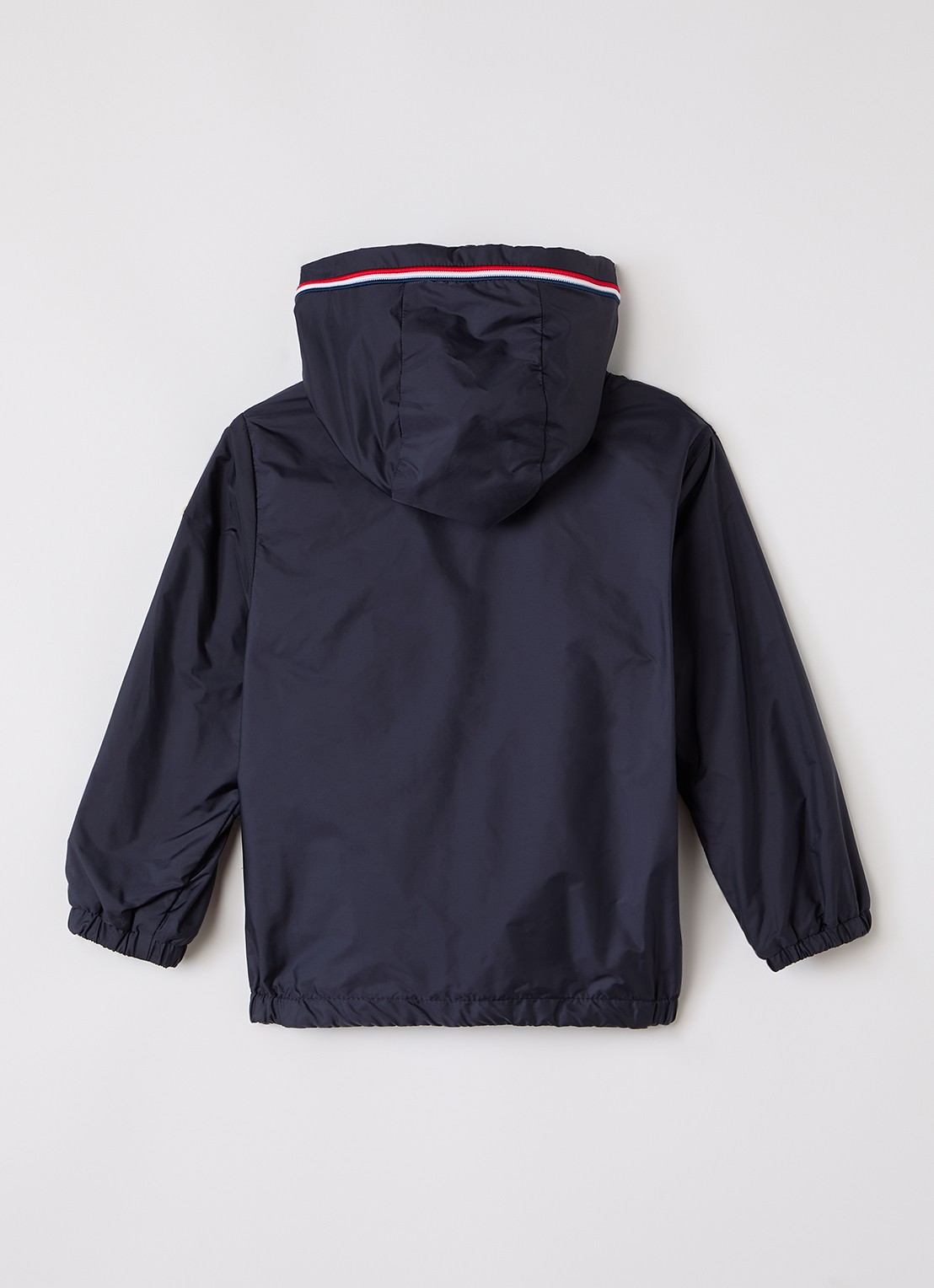 Moncler Granduc windjack met steekzakken - achterkant donkerblauw