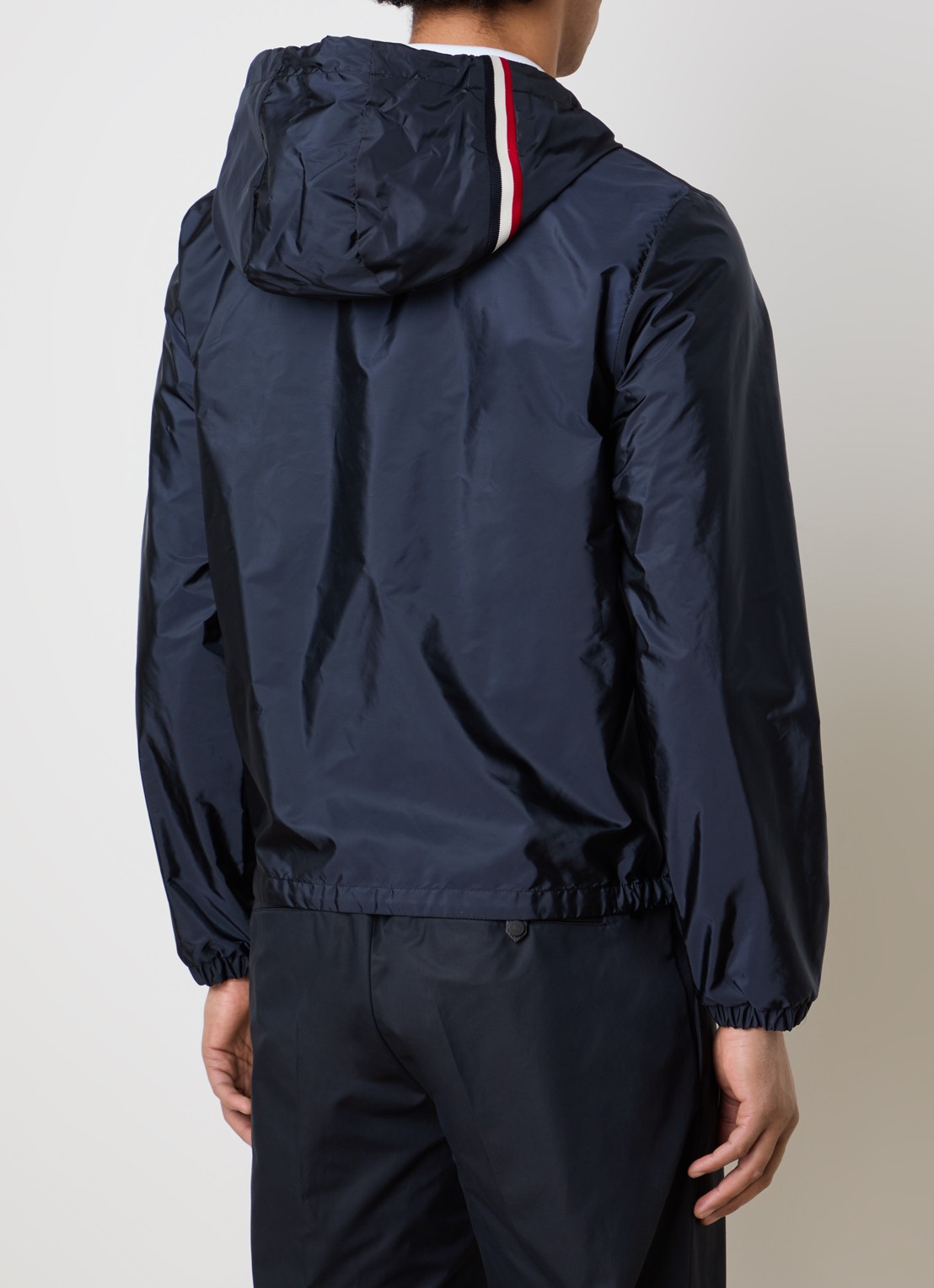 Moncler Grimpeurs windjack met capuchon en steekzakken - achterkant 6 donkerblauw