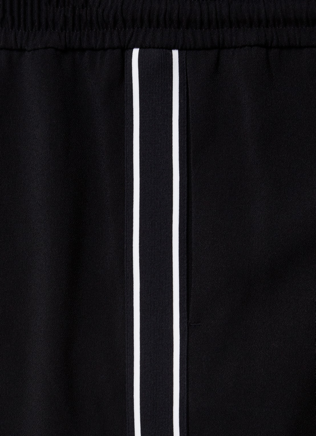 Moncler High waist loose fit trackpants met logoband - detail 6 zwart