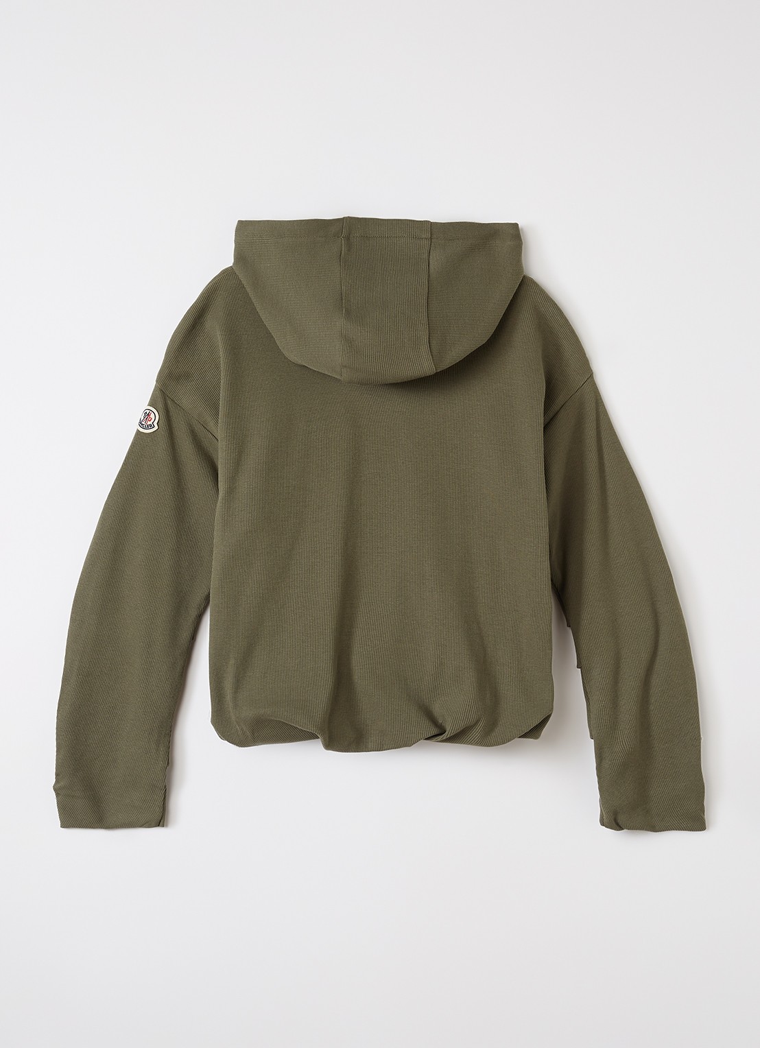 Moncler Hoodie met capuchon - voorkant 2 bronsgroen