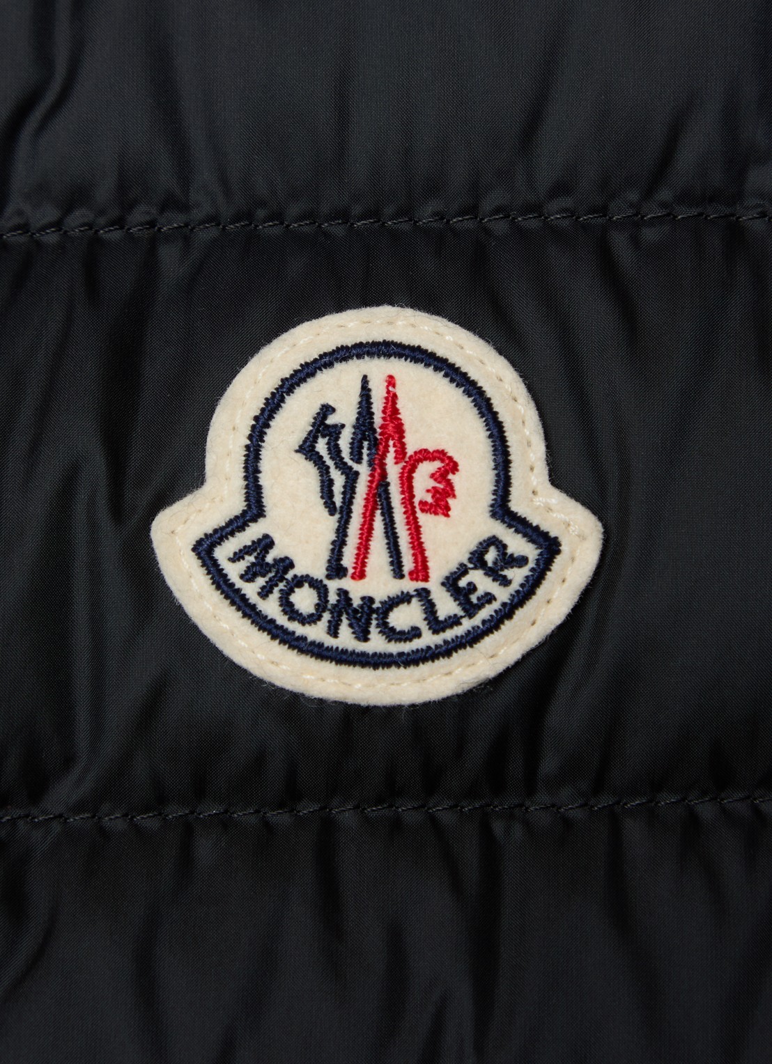 Moncler Igens gewatteerde bodywarmer met donsvulling - detail 6 zwart