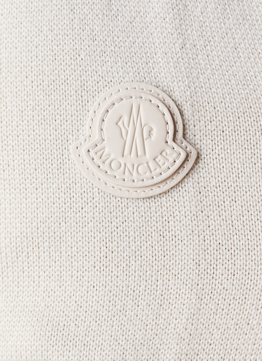 Moncler Jack met donsvulling en steekzakken - detail 6 ivoor
