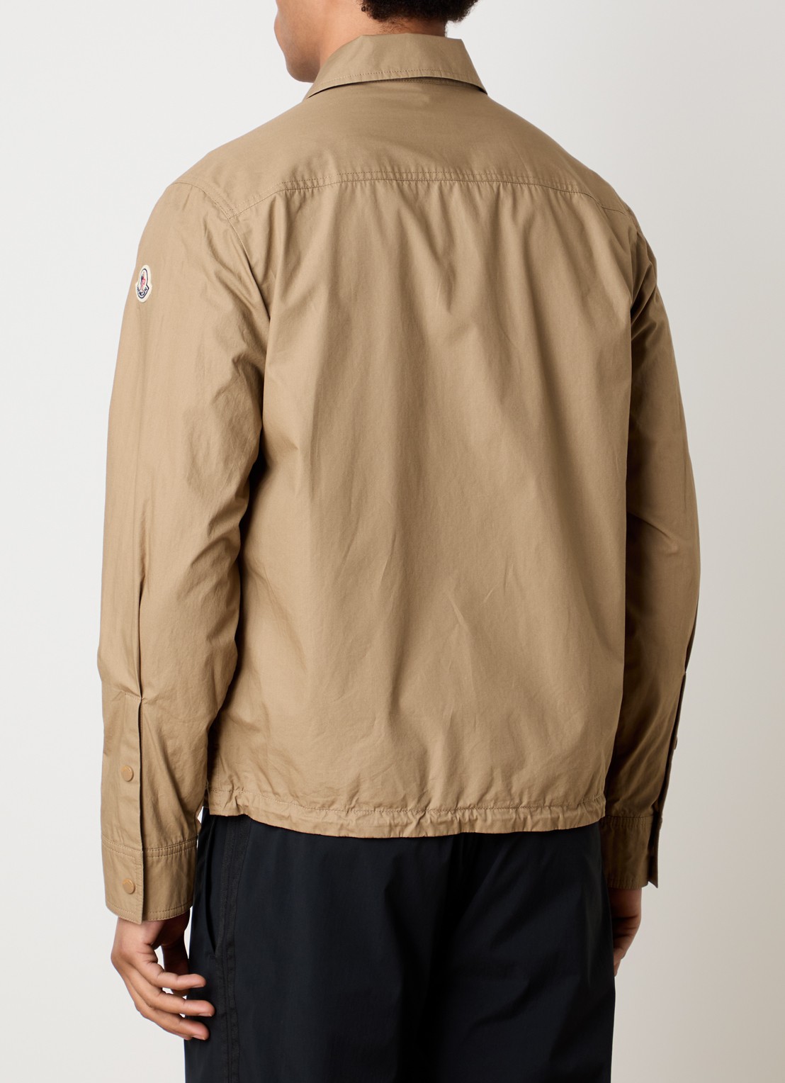 Moncler Jack met steekzakken - achterkant beige