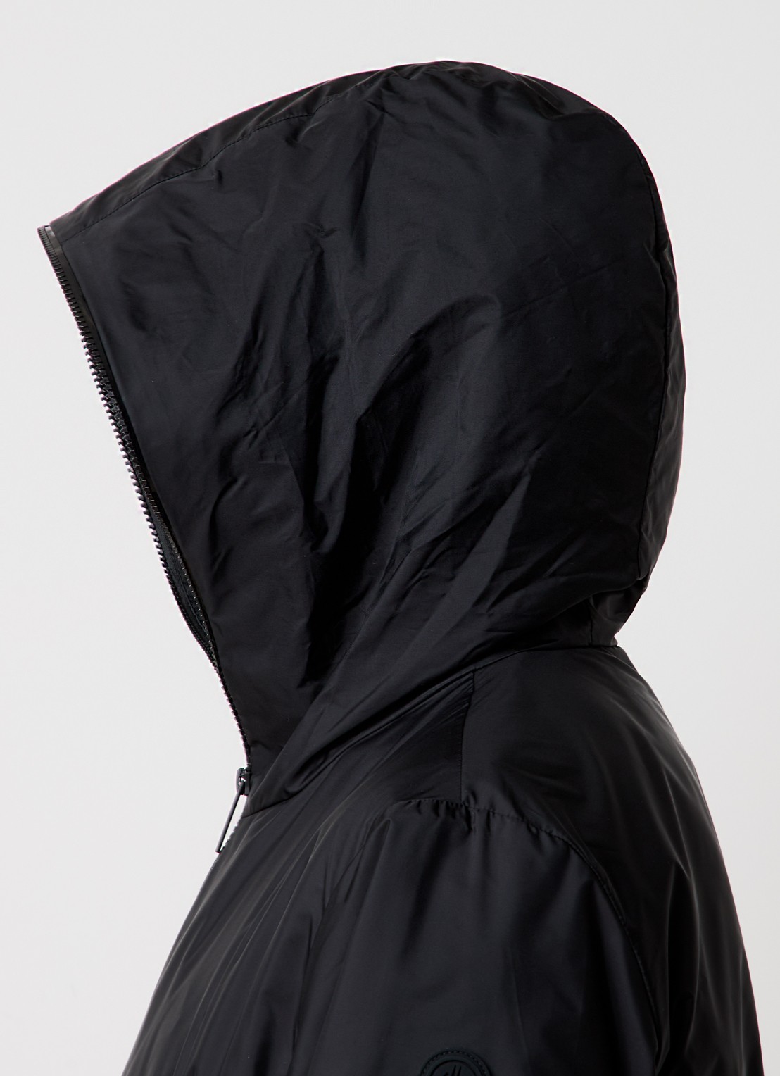 Moncler Junichi windjack met capuchon - detail 5 zwart