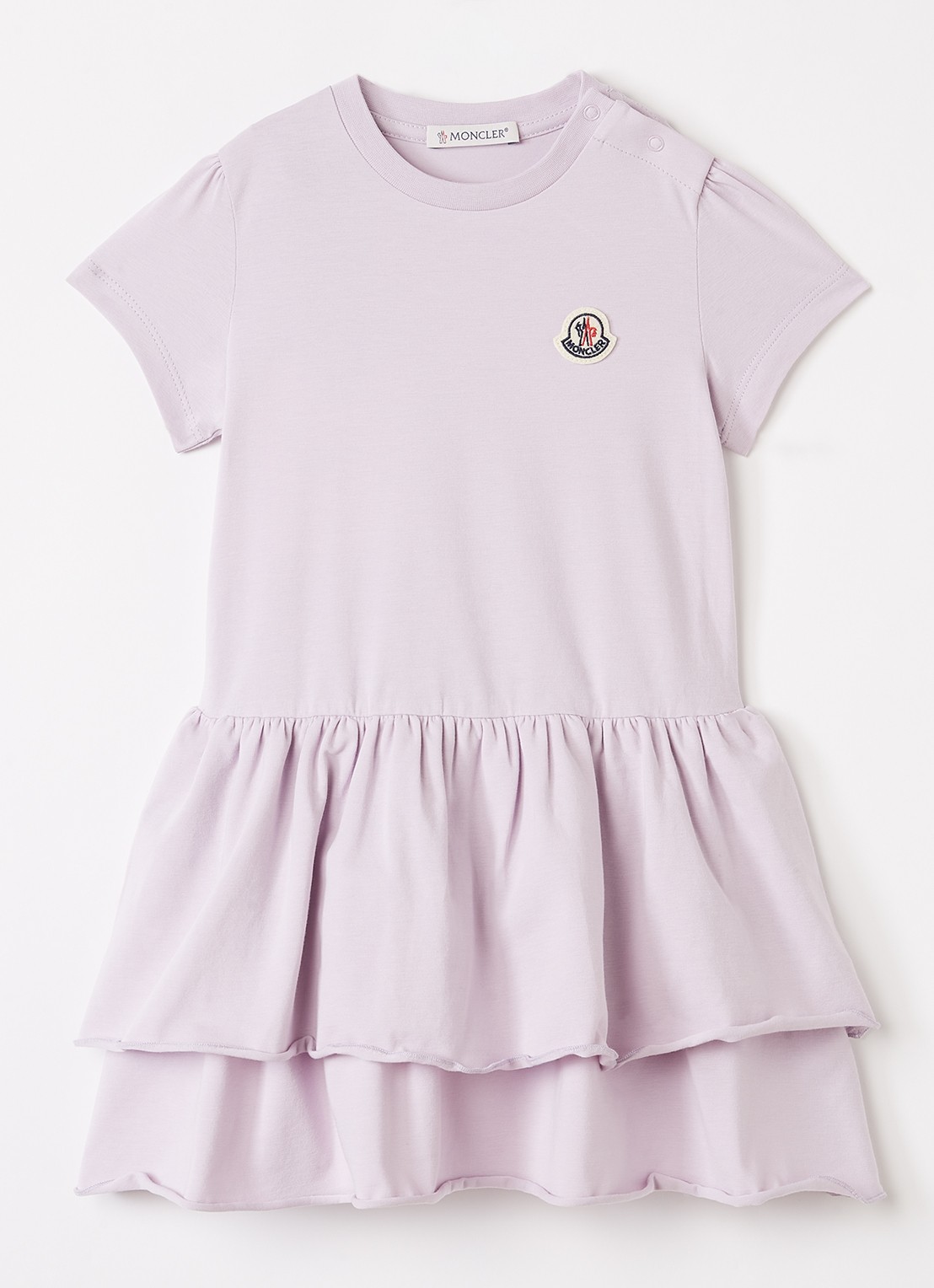 Moncler Jurk met logo - voorkant lila