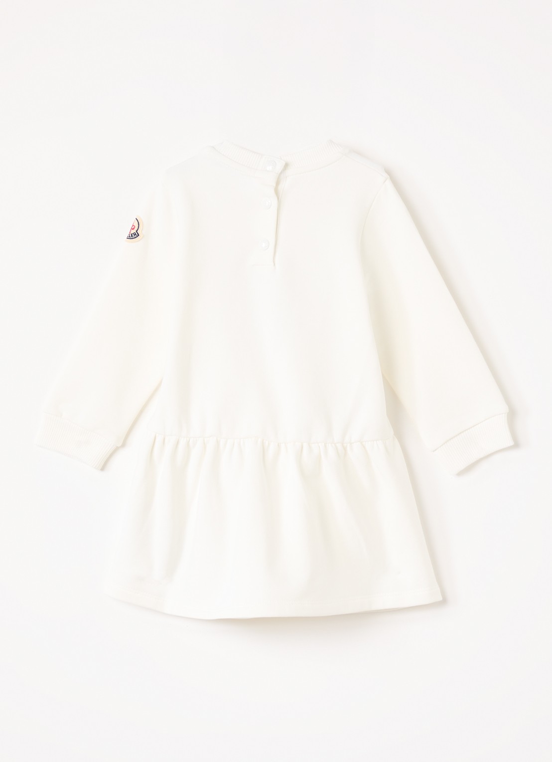 Moncler Jurk met print - voorkant 3 gebroken wit