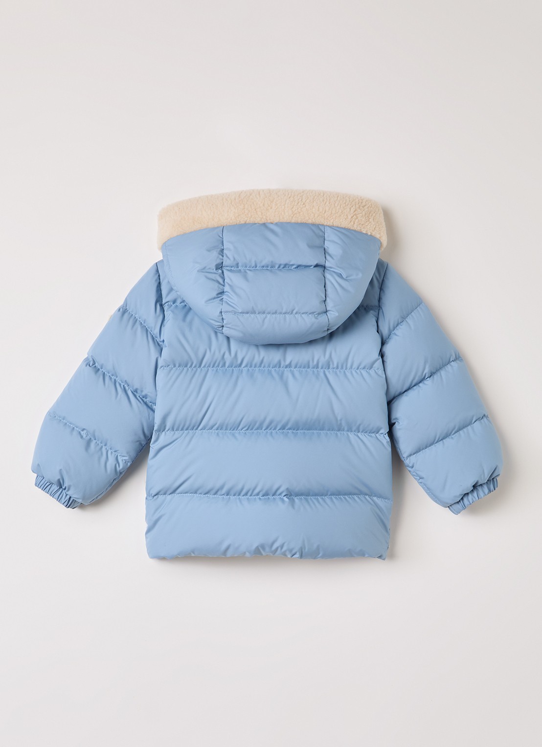 Moncler Kesimur puffer jack met donsvulling - achterkant 3 lichtblauw