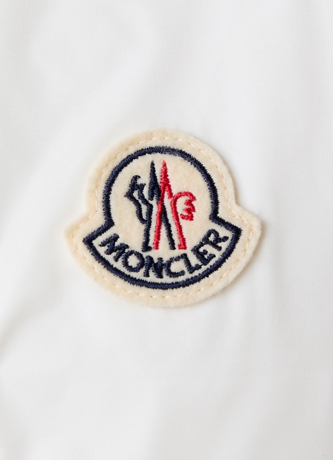 Moncler Kraag met capuchon en donsvulling - detail 3 wit