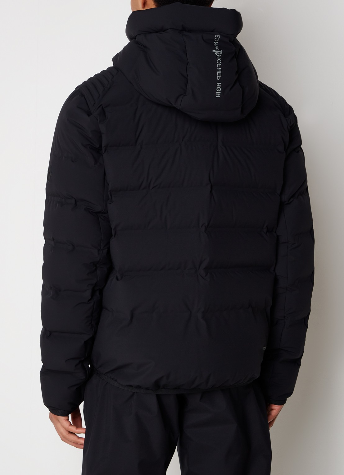 Moncler Lagorai ski-jas met donsvulling en capuchon - achterkant 3 zwart