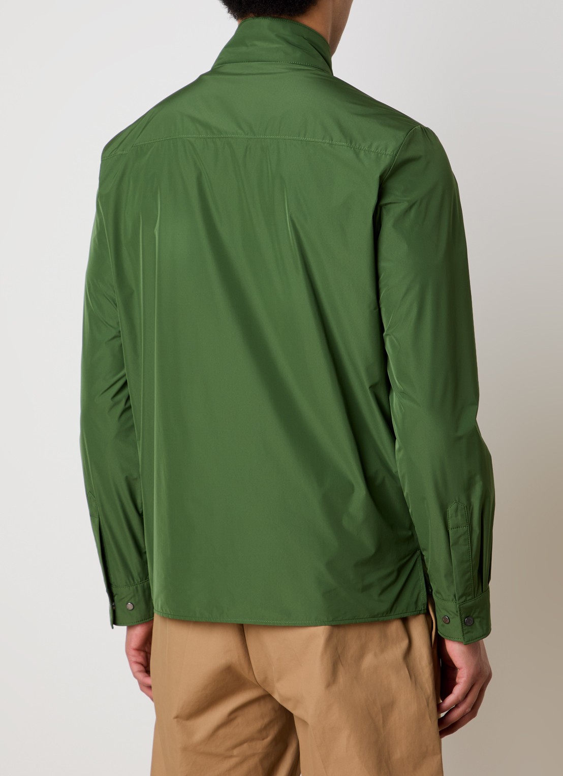 Moncler Lasca jack met steekzakken  - achterkant legergroen